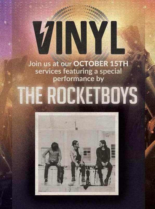 Guest flyer, The Rocketboys, October 15