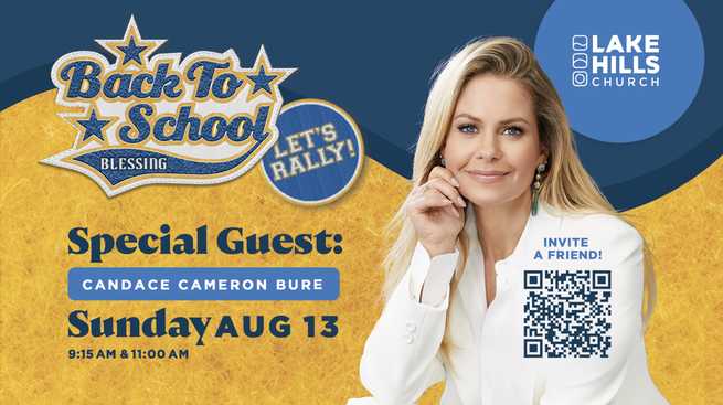 Back to School Blessing digital slide, special guest