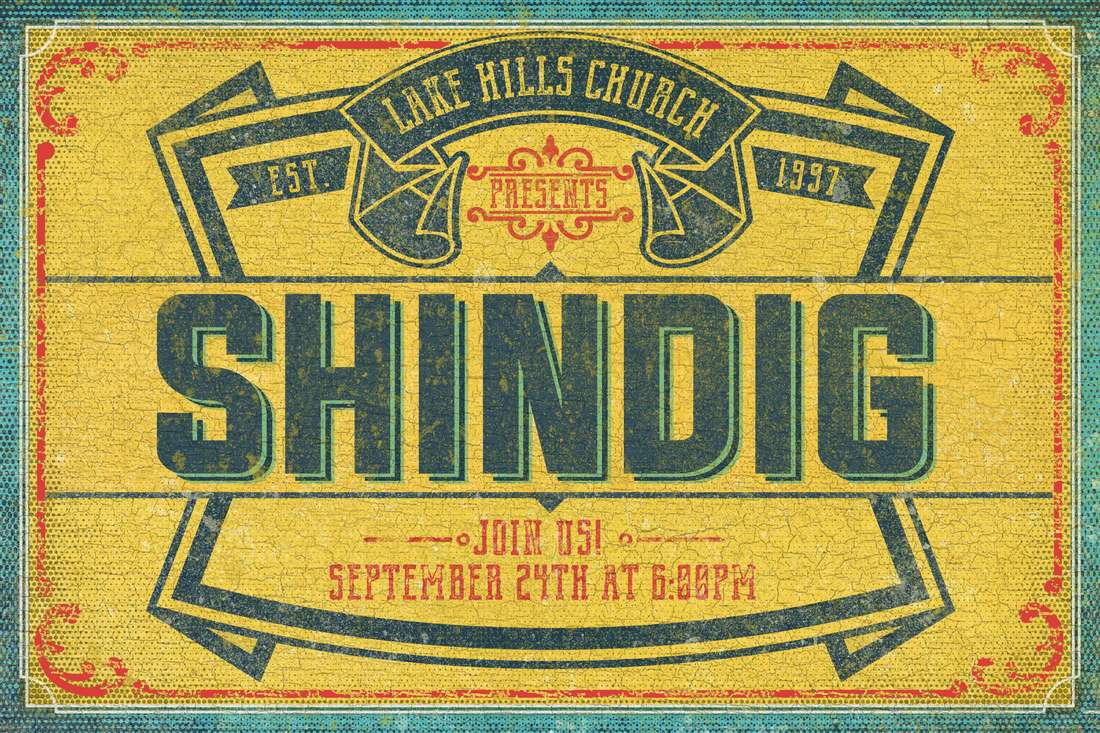 Shindig invitation